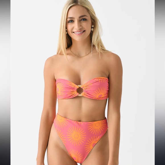 Sunburst Pink and Orange Bikini - Picture 1 of 3
